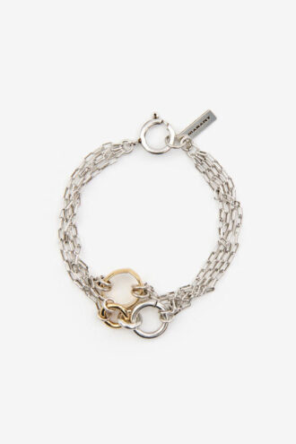 Bague dansante pour homme Bracelet à chaîne et anneaux