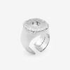 Bague en laiton plaqué argent Desir Man Bague en laiton plaqué argent Desir Man
