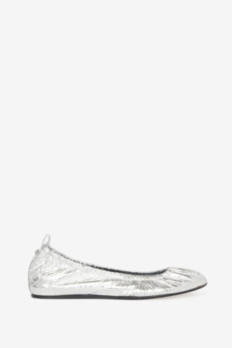 Ballerines Belna en cuir d&rsquo;agneau métallisé