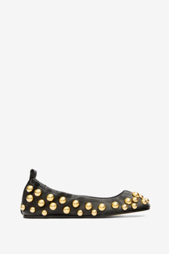 Ballerines en cuir clouté Belna