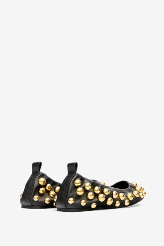 Ballerines en cuir clouté Belna