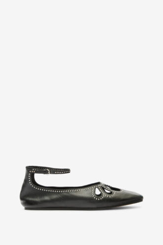 Ballerines en cuir souple Bloris