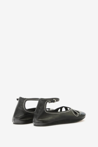 Ballerines en cuir souple Bloris