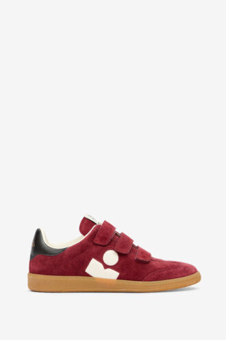 Baskets basses Beth en cuir de veau et daim