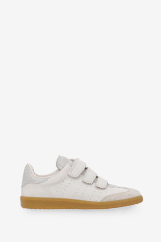 Baskets basses Beth en cuir de veau et daim