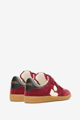 Baskets basses Beth en cuir de veau et daim