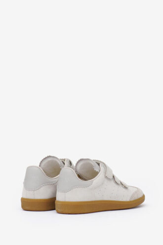 Baskets basses Beth en cuir de veau et daim