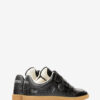 Baskets basses en cuir gaufré Beth Baskets basses en cuir gaufré Beth