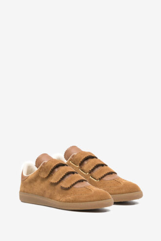 Baskets basses en daim et cuir Beth