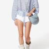 Blouse en coton et dentelle florale Polly Blouse en coton et dentelle florale Polly