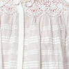 Blouse en coton et dentelle florale Polly