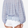 Blouse en coton et dentelle florale Polly Blouse en coton et dentelle florale Polly