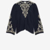 Blouse en crêpe brodée Falonne Blouse en crêpe brodée Falonne