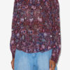 Blouse en crêpe imprimé Noeline