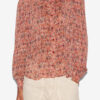 Blouse en crêpe imprimé Noeline