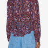 Blouse en crêpe imprimé Noeline