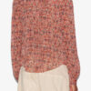 Blouse en crêpe imprimé Noeline