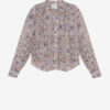 Blouse en crêpe imprimé Noeline Blouse en crêpe imprimé Noeline