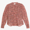 Blouse en crêpe imprimé Noeline