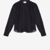 Blouse en crêpe imprimé Noeline