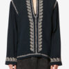 Blouse en gaze de coton brodée Cizalie Blouse en gaze de coton brodée Cizalie