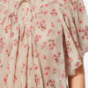 Blouse en mousseline imprimée à manches courtes Neslya Blouse en mousseline imprimée à manches courtes Neslya