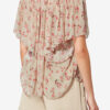 Blouse en mousseline imprimée à manches courtes Neslya Blouse en mousseline imprimée à manches courtes Neslya
