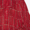 Blouse en voile de coton imprimé et froncé Salika Blouse en voile de coton imprimé et froncé Salika