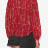Blouse en voile de coton imprimé et froncé Salika Blouse en voile de coton imprimé et froncé Salika