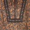 Blouse en voile de coton imprimé Gayle