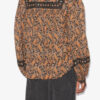 Blouse en voile de coton imprimé Gayle