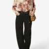 Blouse en voile de coton imprimé Mexika Blouse en voile de coton imprimé Mexika