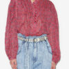Blouse en voile de coton imprimé Salika Blouse en voile de coton imprimé Salika