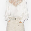 Blouse fluide Seila avec dentelle et volants Blouse fluide Seila avec dentelle et volants