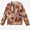 Blouse Maria en voile de coton imprimé Blouse Maria en voile de coton imprimé