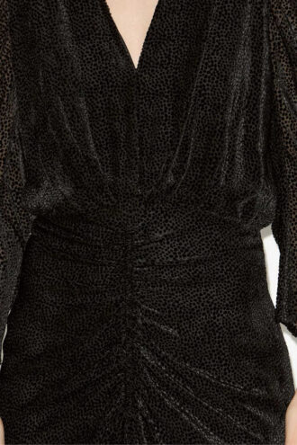 Blouse Marlin en velours brûlé