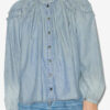 Blouse Milya en chambray froncé Blouse Milya en chambray froncé