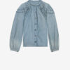 Blouse Milya en chambray froncé Blouse Milya en chambray froncé