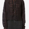 Blouse Peline en coton et dentelle florale Blouse Peline en coton et dentelle florale