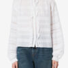Blouse Peline en coton et dentelle florale Blouse Peline en coton et dentelle florale