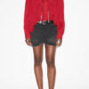 Blouse Plalia en voile de coton froncé Blouse Plalia en voile de coton froncé