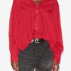 Blouse Plalia en voile de coton froncé Blouse Plalia en voile de coton froncé