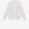Blouse Plalia en voile de coton froncé Blouse Plalia en voile de coton froncé