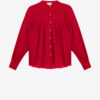 Blouse Plalia en voile de coton froncé Blouse Plalia en voile de coton froncé