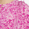 Blouse plissée Zarga en soie imprimée Blouse plissée Zarga en soie imprimée