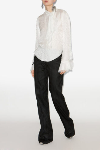 Blouse Raphaella en jacquard de soie