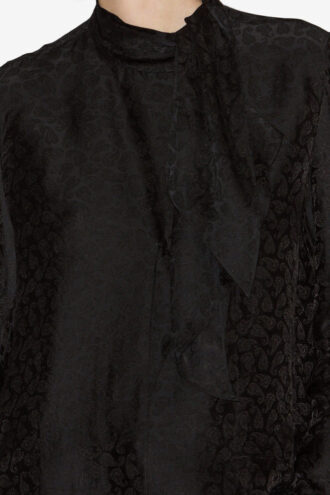 Blouse Raphaella en jacquard de soie