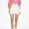 Blouse smockée Destiny en voile de coton uni Blouse smockée Destiny en voile de coton uni