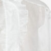 Blouse à volants Pamiala en voile de coton uni Blouse à volants Pamiala en voile de coton uni