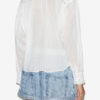 Blouse à volants Pamiala en voile de coton uni Blouse à volants Pamiala en voile de coton uni